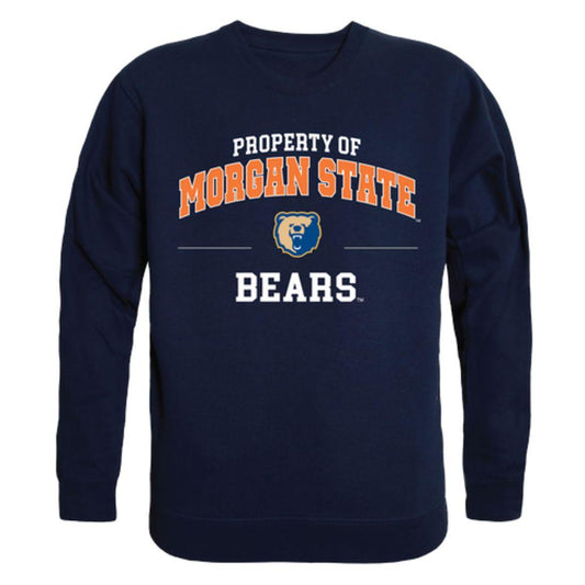 Morgan State University Bears Property Crewneck Pullover Sweatshirt Sweater Navy