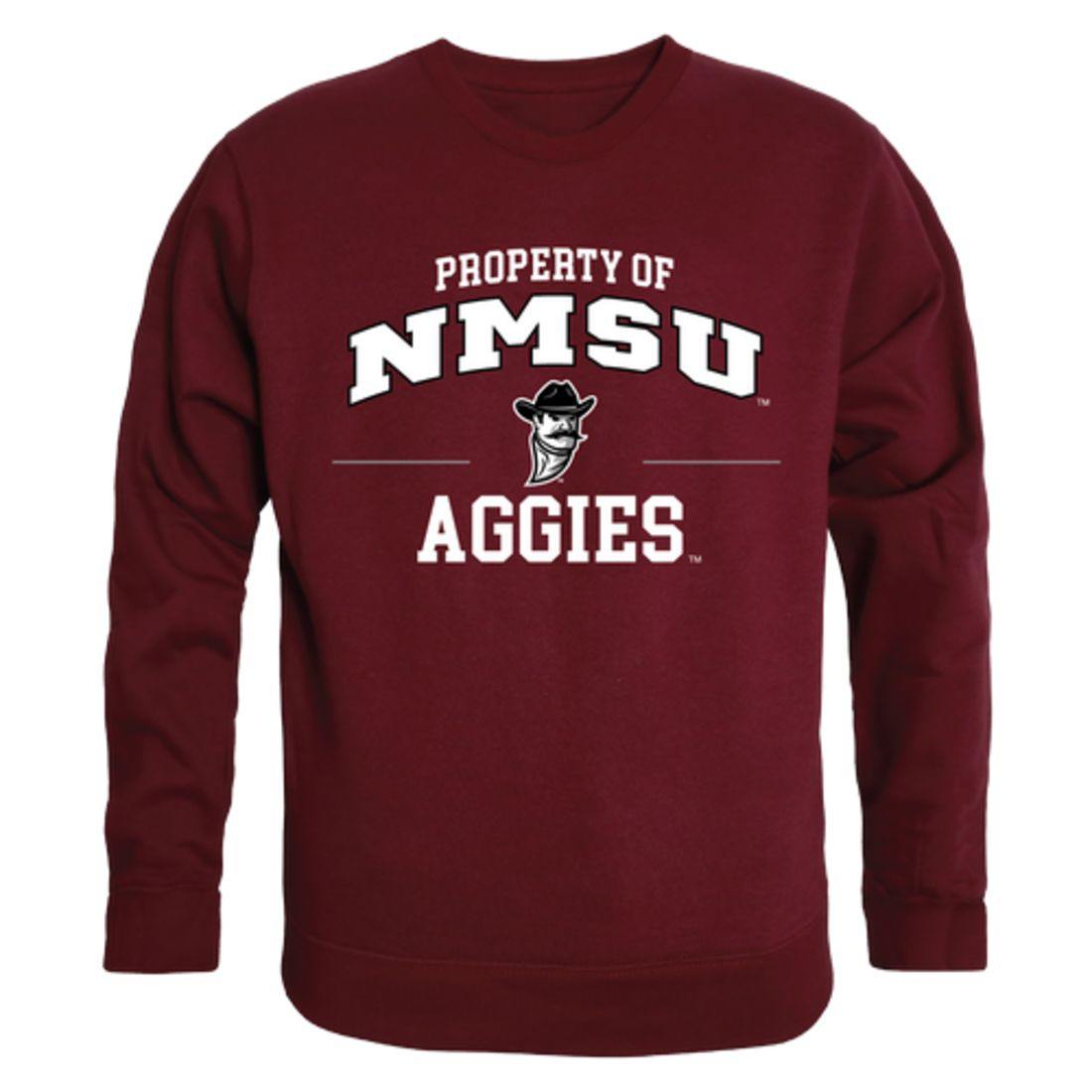 NMSU New Mexico State University Aggies Property Crewneck Pullover Sweatshirt Sweater Maroon