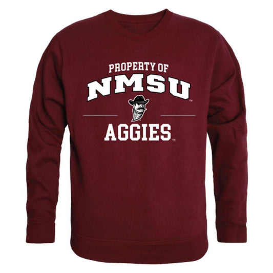 NMSU New Mexico State University Aggies Property Crewneck Pullover Sweatshirt Sweater Maroon
