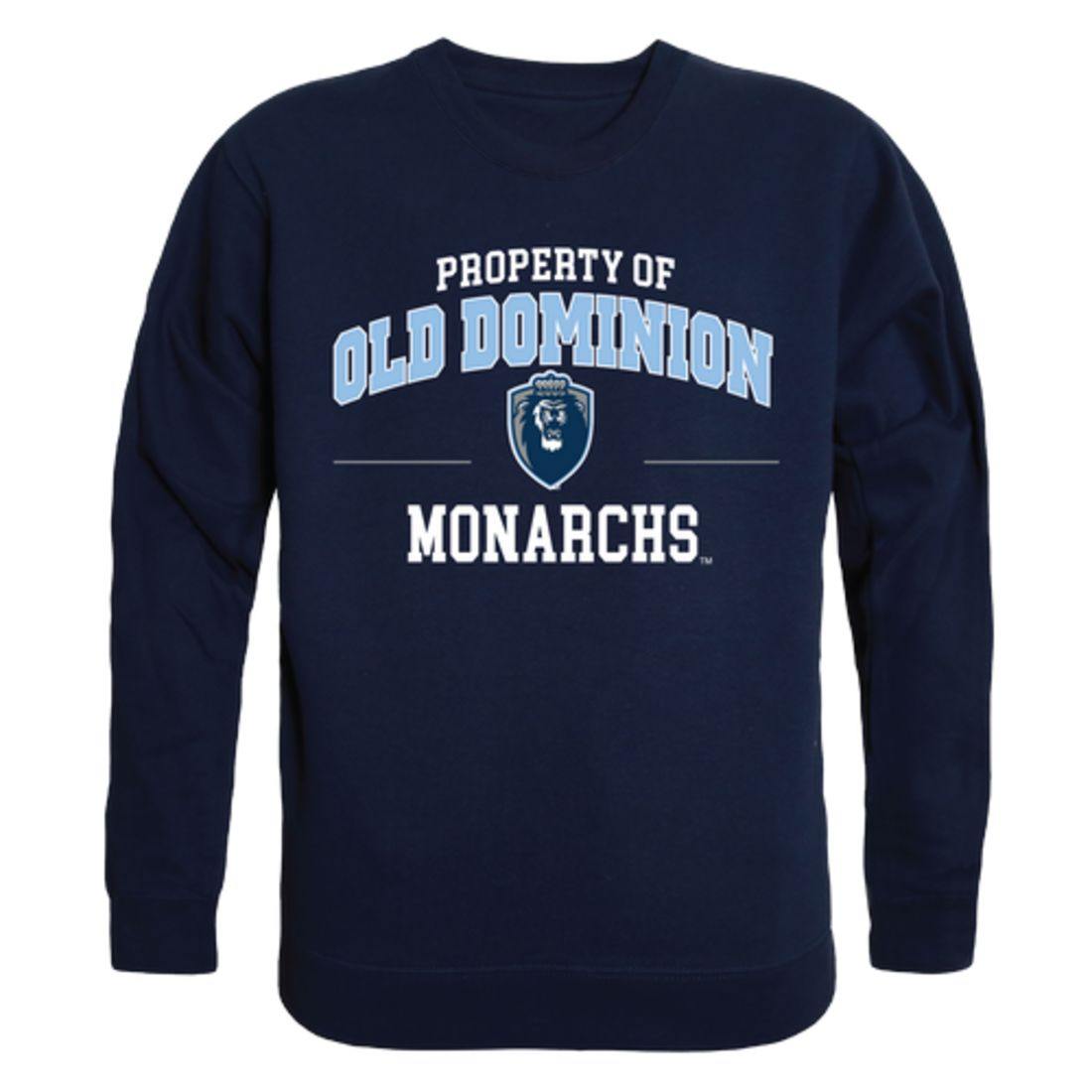 ODU Old Dominion University Monarchs Property Crewneck Pullover Sweatshirt Sweater Navy