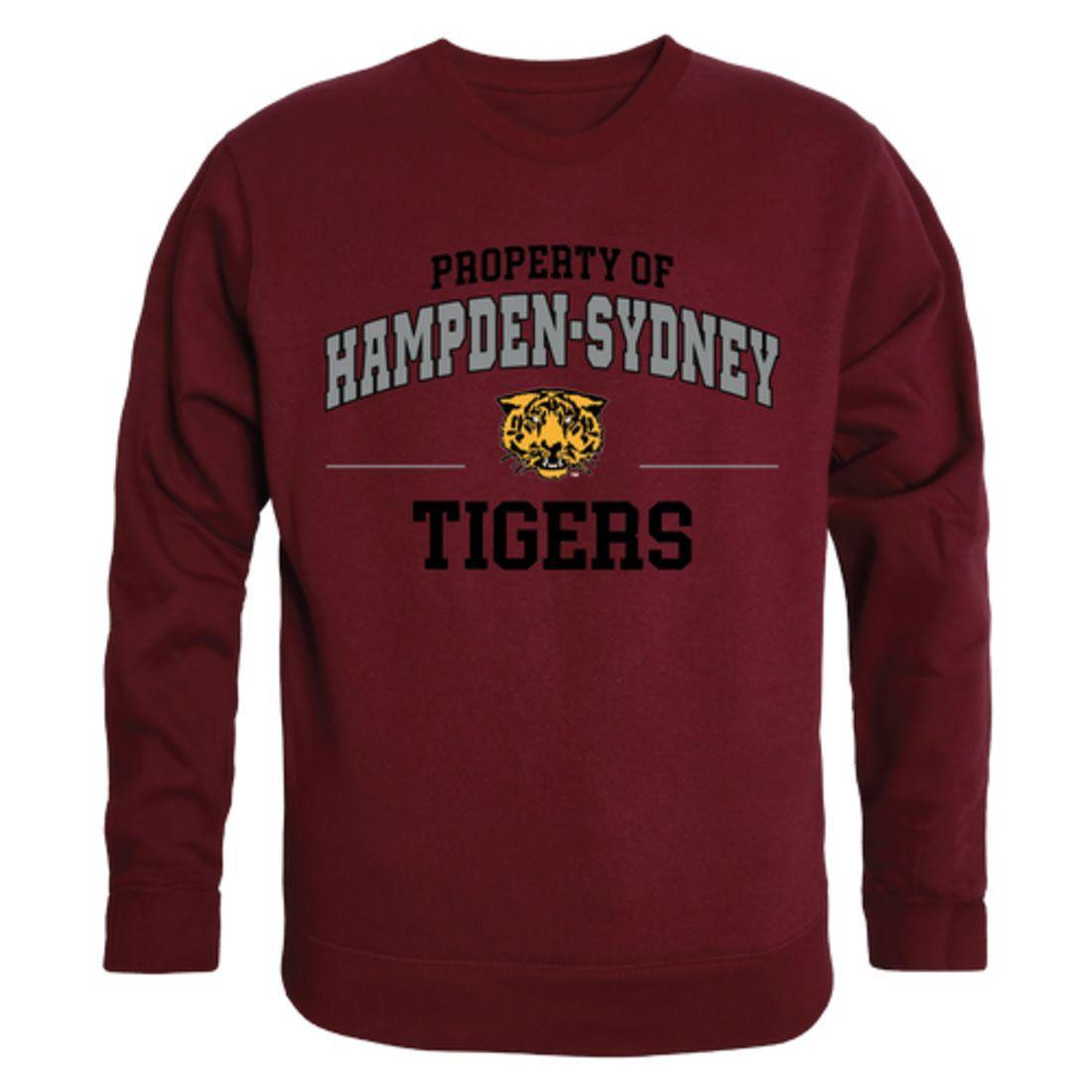 HSC Hampden-Sydney College Tigers Property Crewneck Pullover Sweatshirt Sweater Maroon