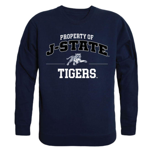 JSU Jackson State University Tigers Property Crewneck Pullover Sweatshirt Sweater Navy