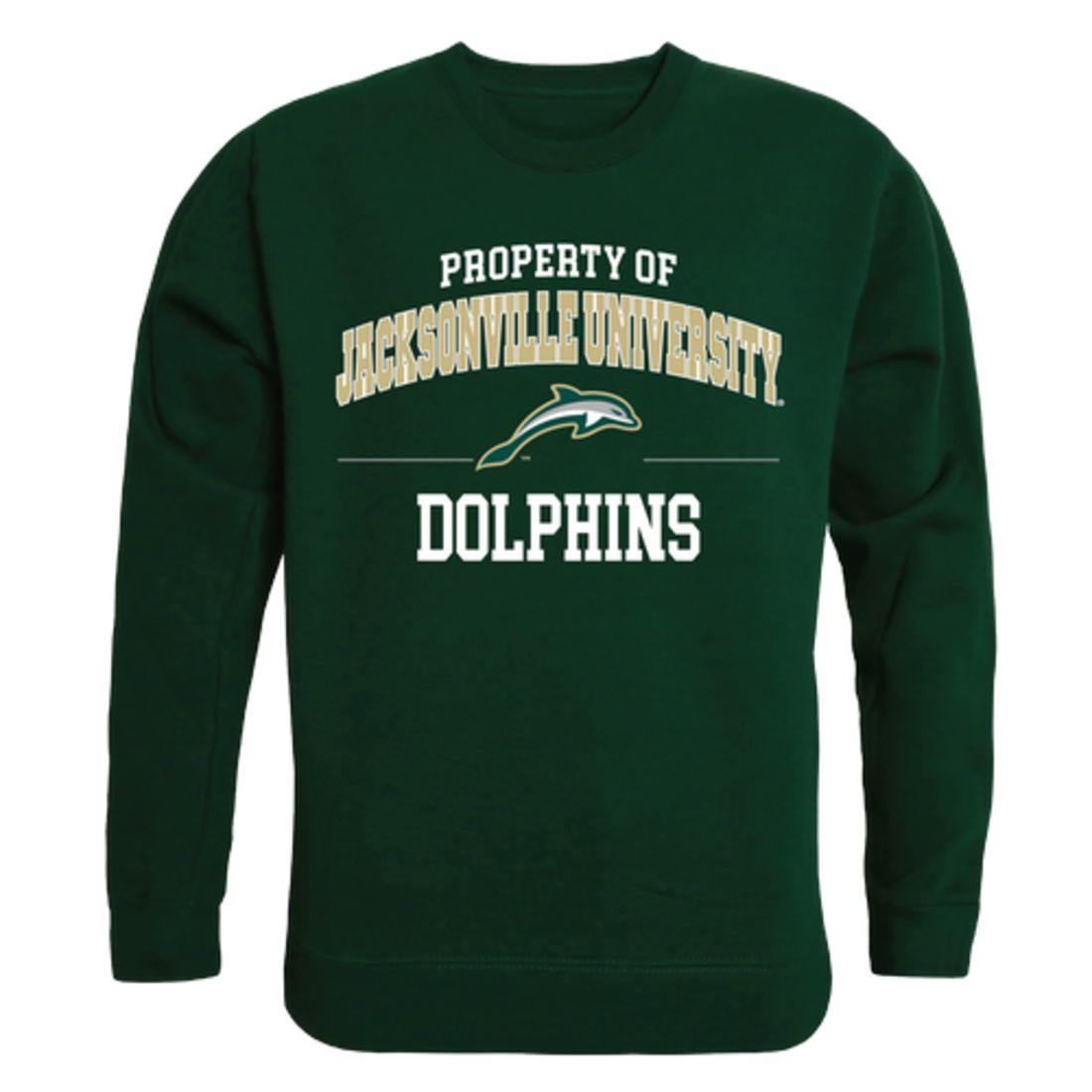 JU Jacksonville University Dolphin Property Crewneck Pullover Sweatshirt Sweater Forest