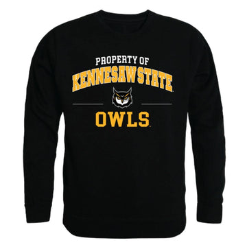 KSU Kennesaw State University Owls Property Crewneck Pullover Sweatshirt Sweater Black