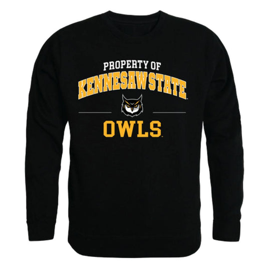KSU Kennesaw State University Owls Property Crewneck Pullover Sweatshirt Sweater Black