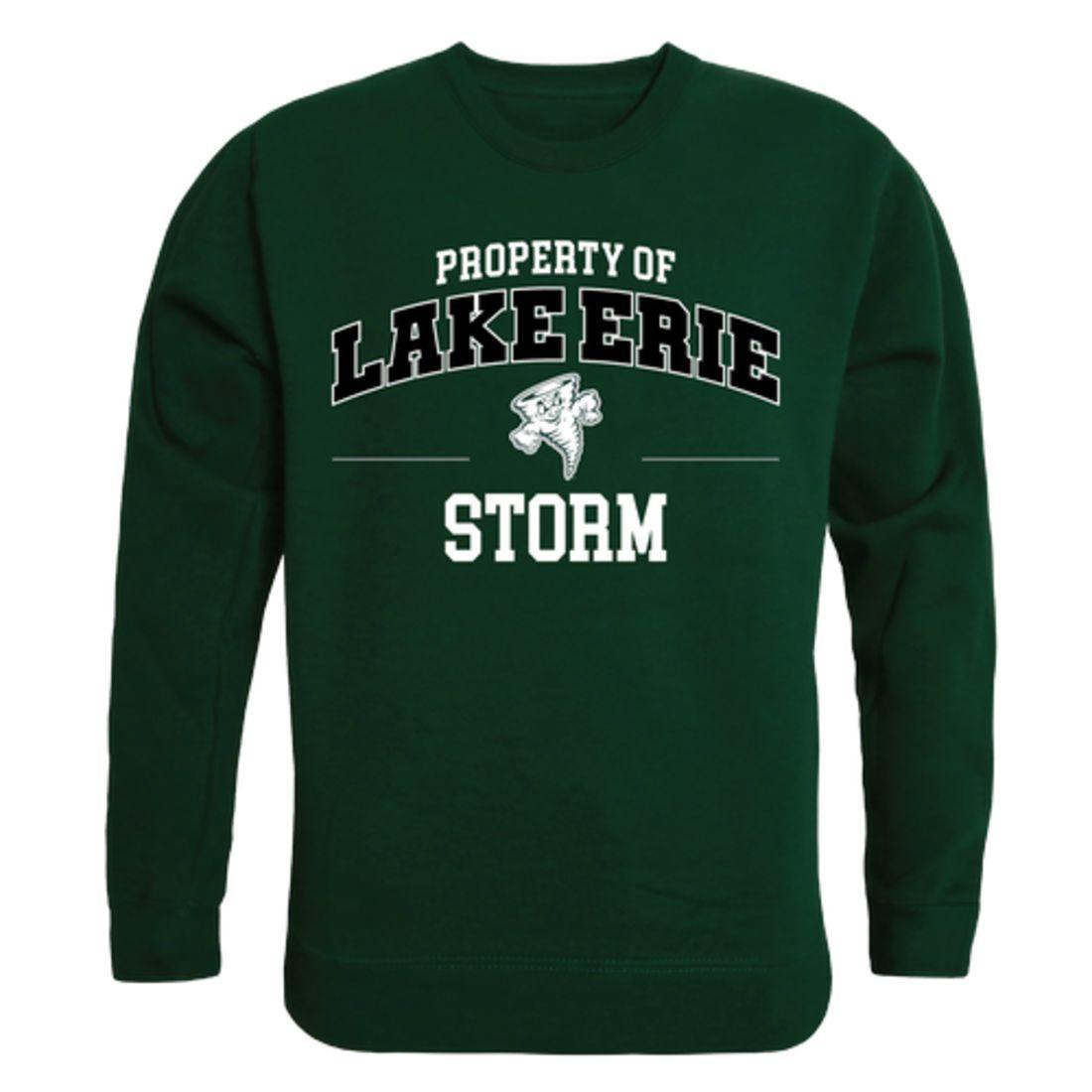 Lake Erie College Storm Property Crewneck Pullover Sweatshirt Sweater Forest