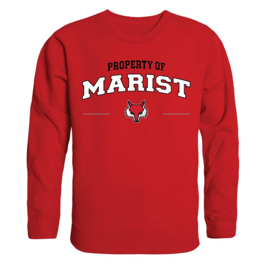 Marist College RedFoxes Property Crewneck Pullover Sweatshirt Sweater Red