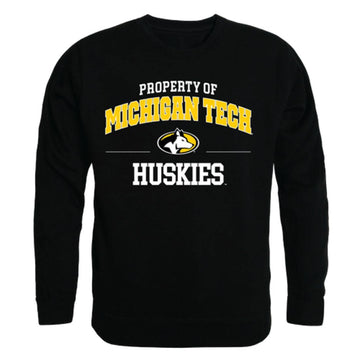 Michigan Technological University Huskies Property Crewneck Pullover Sweatshirt Sweater Black