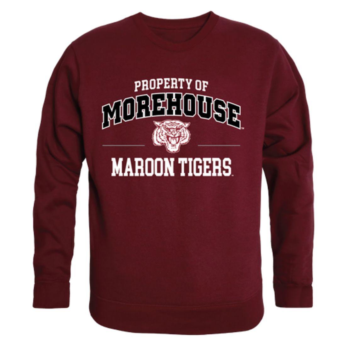 Morehouse College MaroonTigers Property Crewneck Pullover Sweatshirt Sweater Maroon