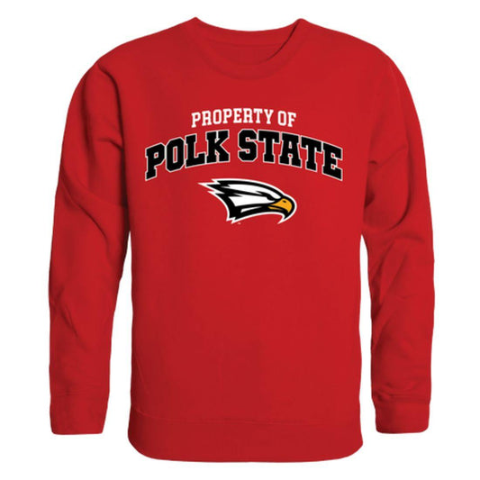 Polk State College Eagles Property Crewneck Pullover Sweatshirt Sweater Red