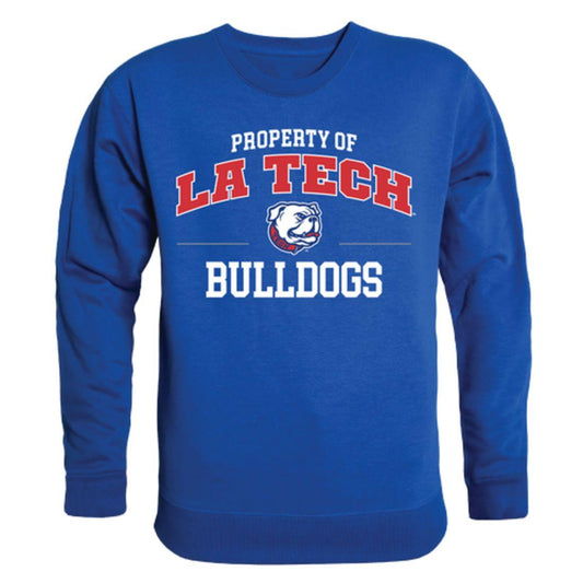 Louisiana Tech University Bulldogs Property Crewneck Pullover Sweatshirt Sweater Royal