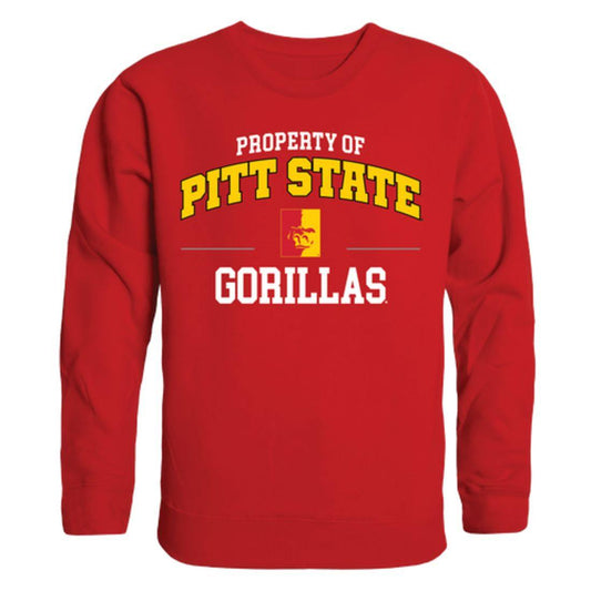 Pittsburg State University Gorillas Property Crewneck Pullover Sweatshirt Sweater Red