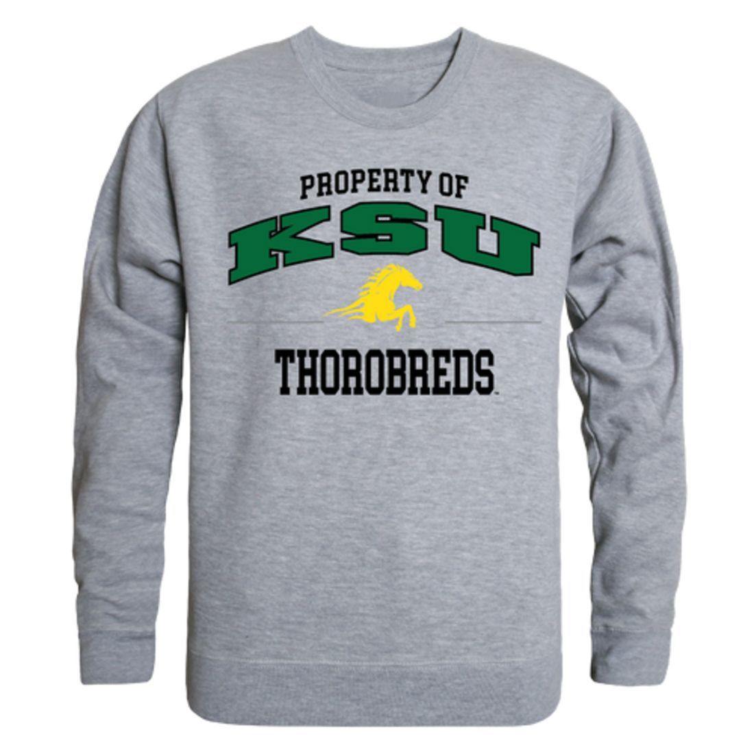KYSU Kentucky State University Thorobreds Property Crewneck Pullover Sweatshirt Sweater Heather Grey
