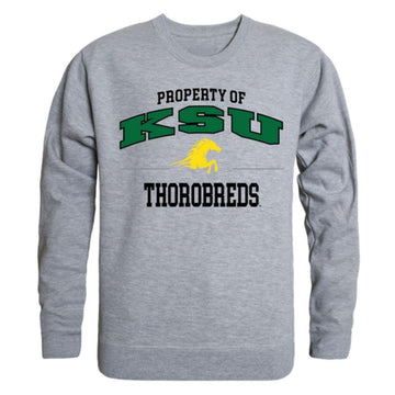 KYSU Kentucky State University Thorobreds Property Crewneck Pullover Sweatshirt Sweater Heather Grey