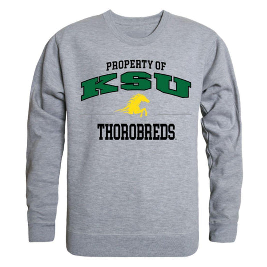 KYSU Kentucky State University Thorobreds Property Crewneck Pullover Sweatshirt Sweater Heather Grey