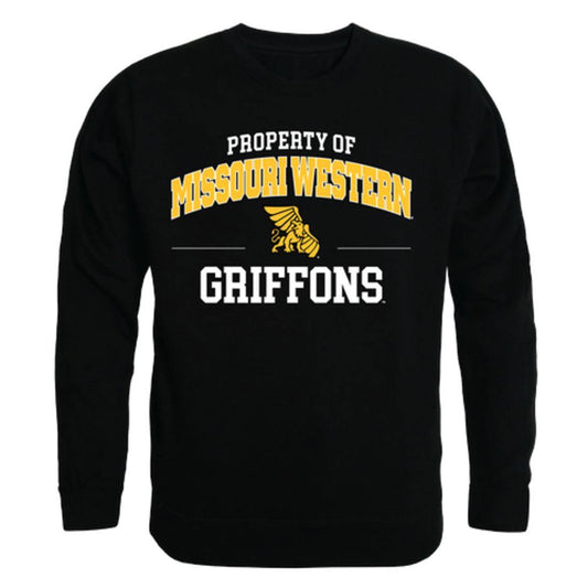 MWSU Missouri Western State University Griffons Property Crewneck Pullover Sweatshirt Sweater Black