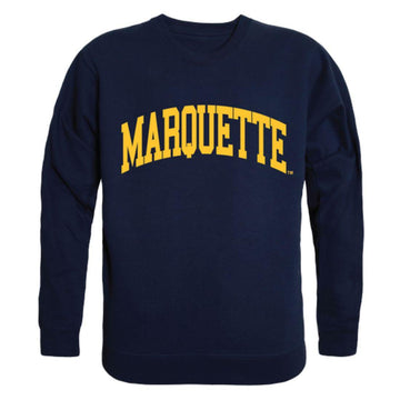 Marquette University Golden Eagles Arch Crewneck Pullover Sweatshirt Sweater Navy