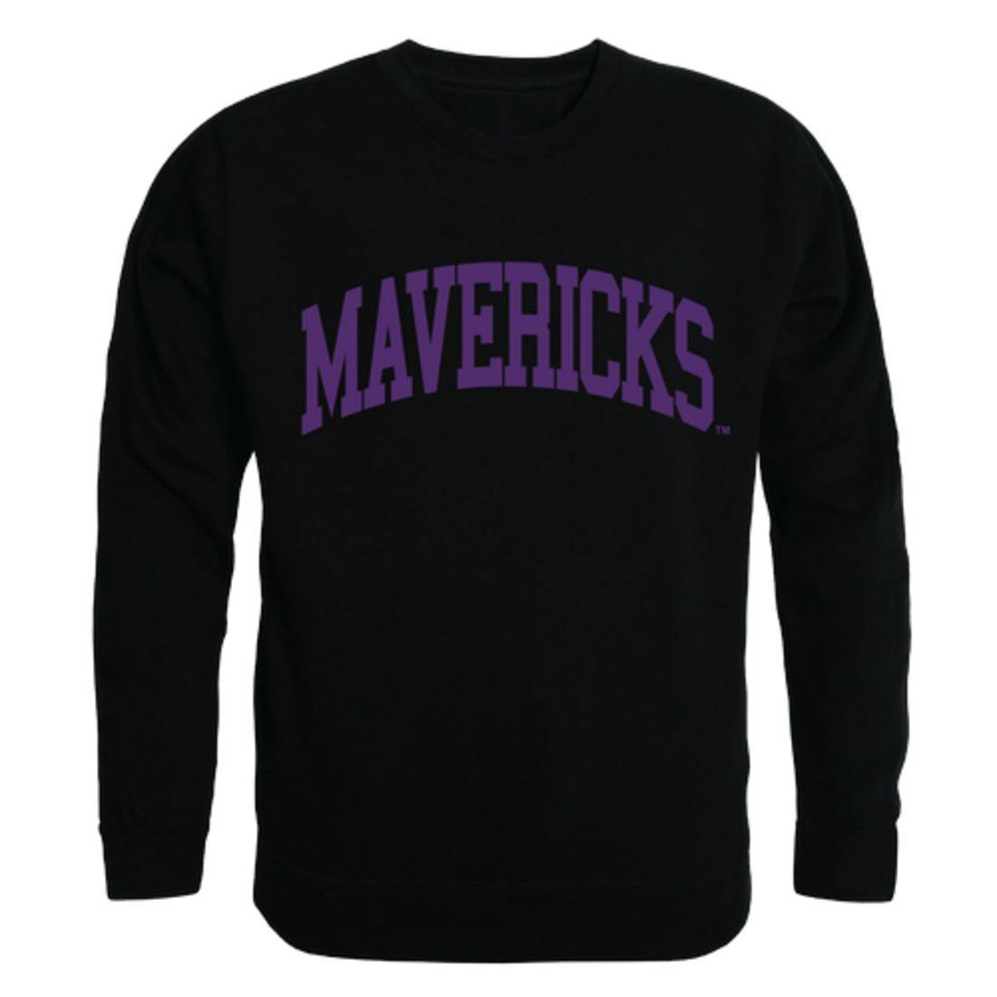 MNSU Minnesota State University Mankato Mavericks Arch Crewneck Pullover Sweatshirt Sweater Black