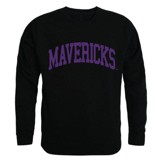MNSU Minnesota State University Mankato Mavericks Arch Crewneck Pullover Sweatshirt Sweater Black