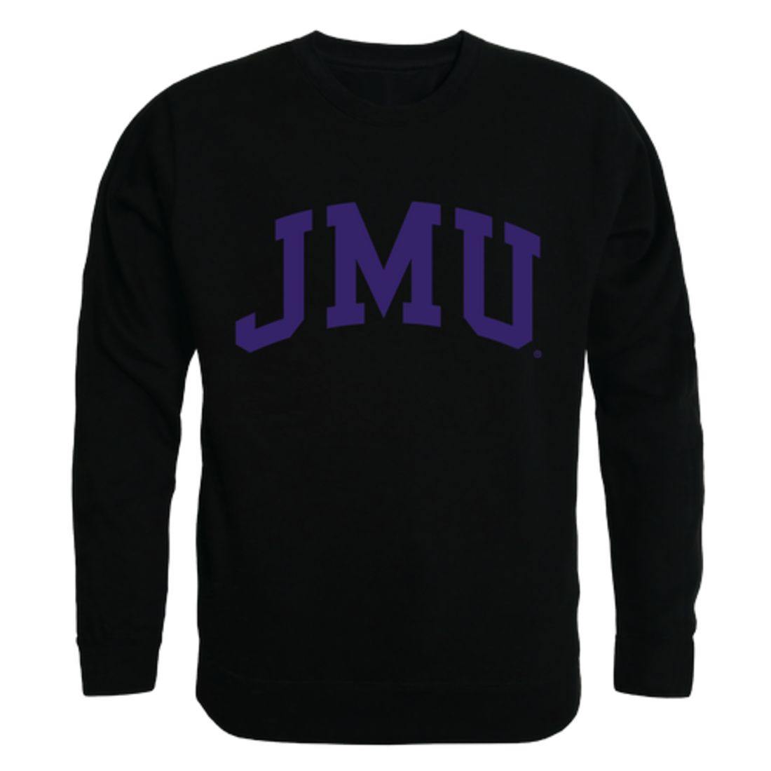 JMU James Madison University Dukes Arch Crewneck Pullover Sweatshirt Sweater Black