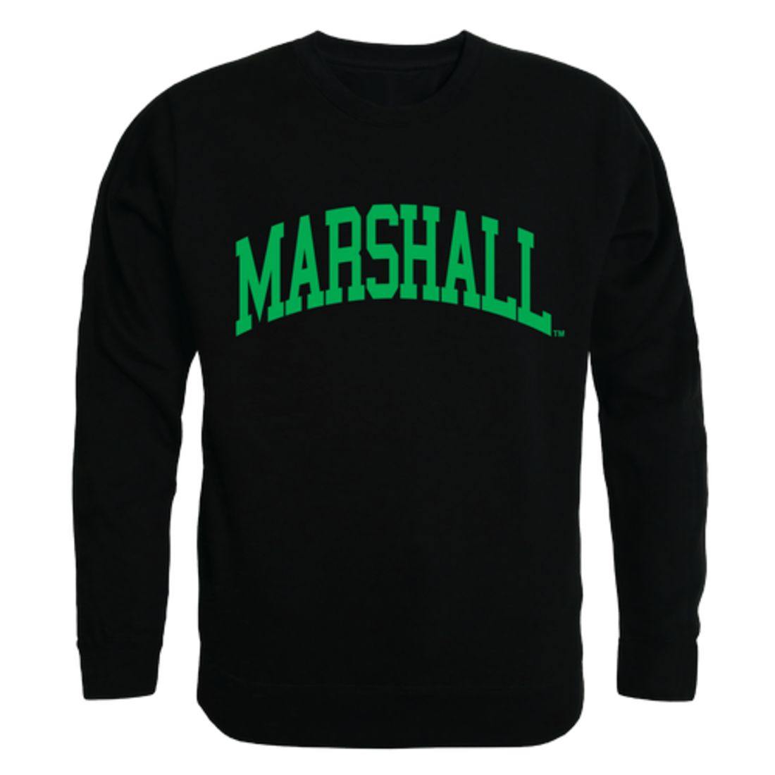 Marshall University Thundering Herd Arch Crewneck Pullover Sweatshirt Sweater Black