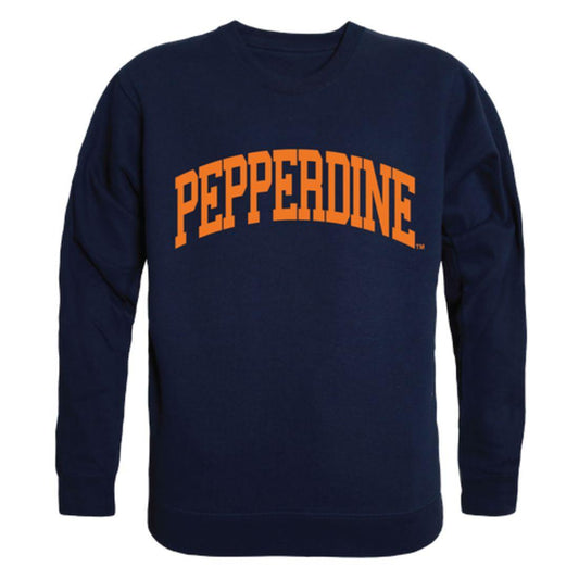 Pepperdine University Waves Arch Crewneck Pullover Sweatshirt Sweater Navy