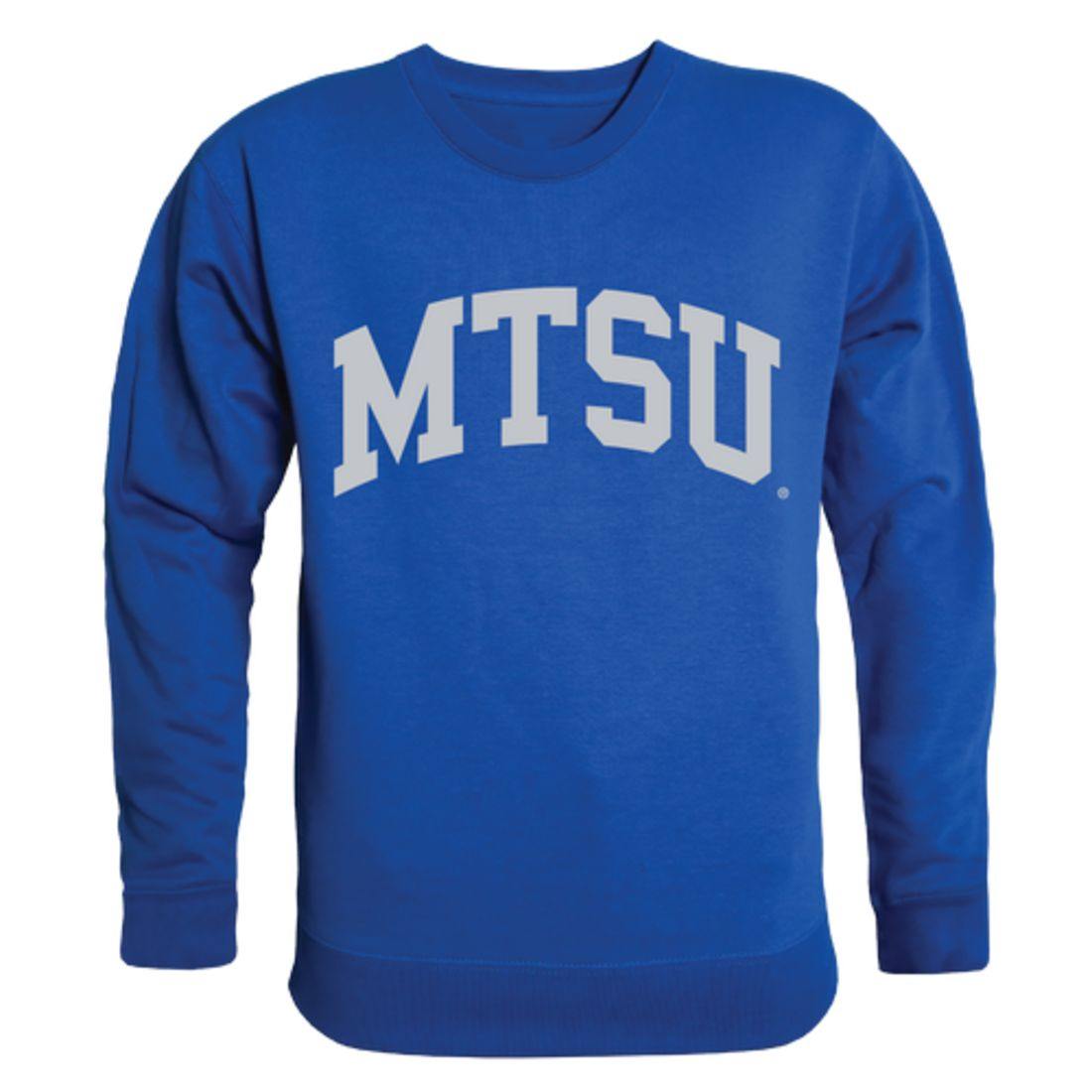 MTSU Middle Tennessee State University Blue Raiders Arch Crewneck Pullover Sweatshirt Sweater Royal