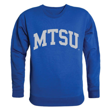 MTSU Middle Tennessee State University Blue Raiders Arch Crewneck Pullover Sweatshirt Sweater Royal