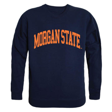 Morgan State University Bears Arch Crewneck Pullover Sweatshirt Sweater Navy