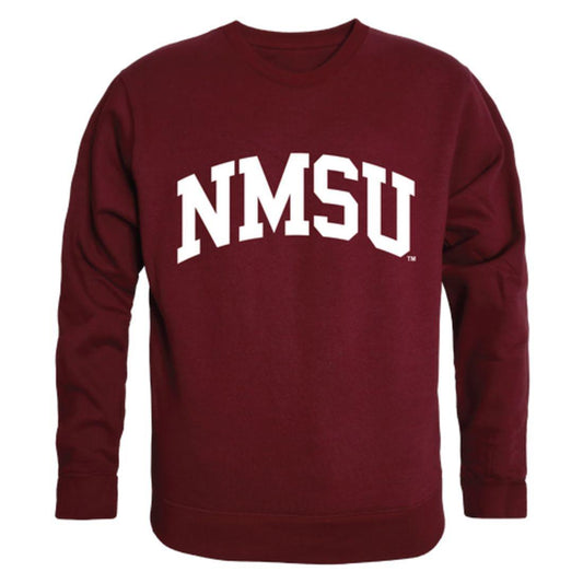 NMSU New Mexico State University Aggies Arch Crewneck Pullover Sweatshirt Sweater Maroon