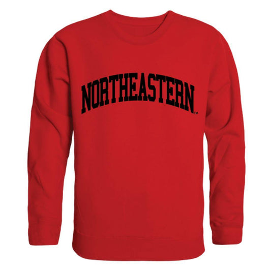 Northeastern University Huskies Arch Crewneck Pullover Sweatshirt Sweater Red