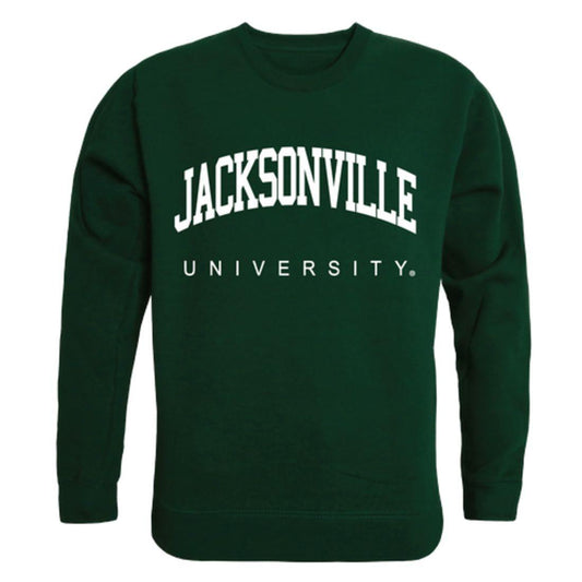 JU Jacksonville University Dolphin Arch Crewneck Pullover Sweatshirt Sweater Forest