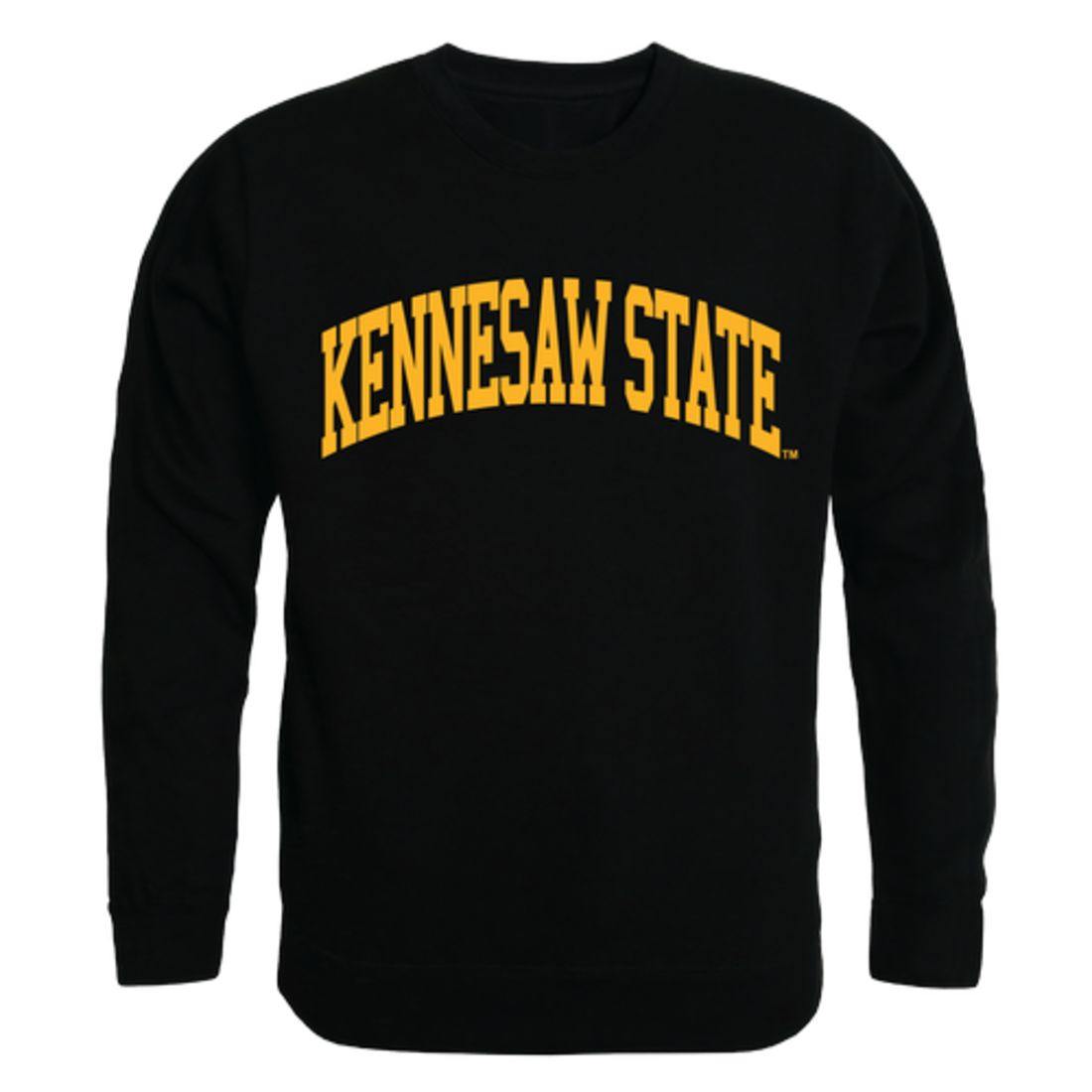 KSU Kennesaw State University Owls Arch Crewneck Pullover Sweatshirt Sweater Black