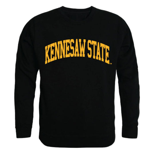 KSU Kennesaw State University Owls Arch Crewneck Pullover Sweatshirt Sweater Black