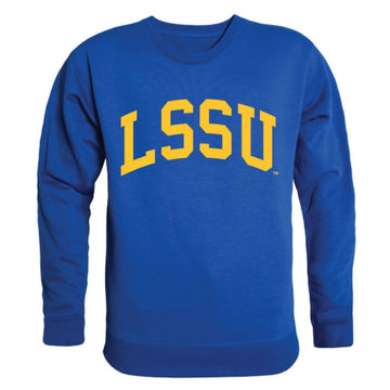 LSSU Lake Superior State University Lakers Arch Crewneck Pullover Sweatshirt Sweater Royal