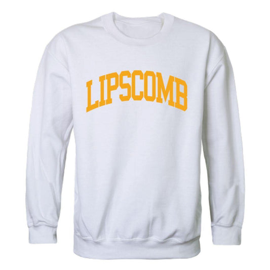Lipscomb University Bisons Arch Crewneck Pullover Sweatshirt Sweater White