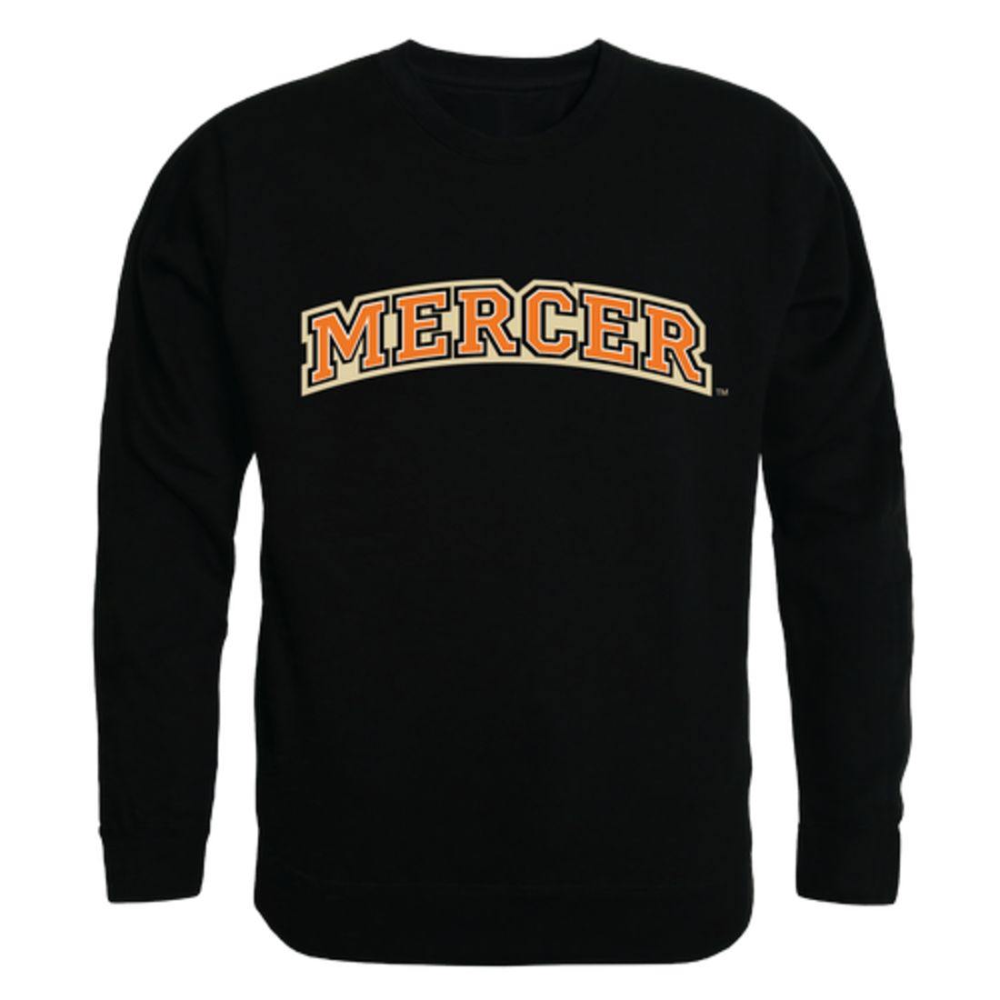 Mercer University Bears Arch Crewneck Pullover Sweatshirt Sweater Black
