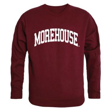 Morehouse College MaroonTigers Arch Crewneck Pullover Sweatshirt Sweater Maroon