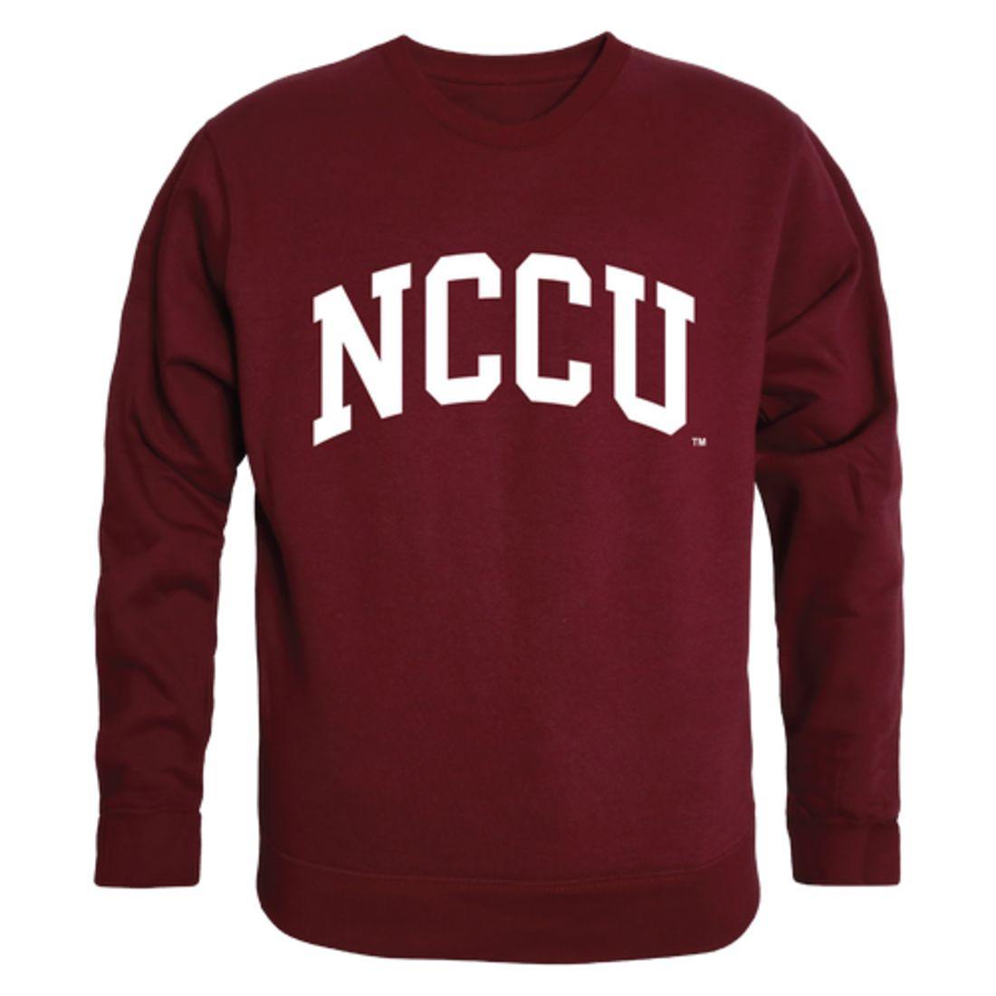 NCCU North Carolina Central University Eagles Arch Crewneck Pullover Sweatshirt Sweater Maroon