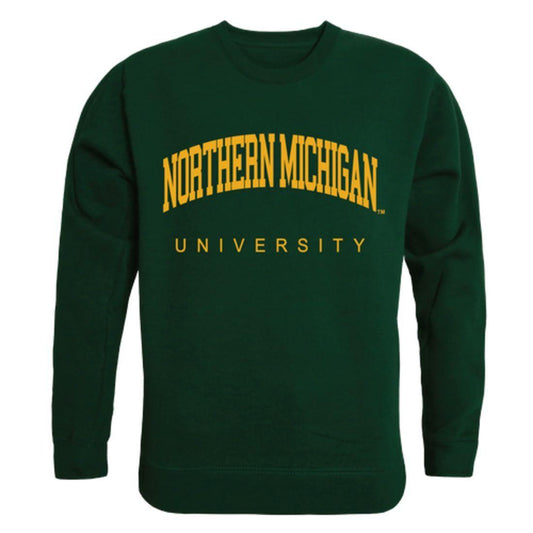 NMU Northern Michigan University Wildcats Arch Crewneck Pullover Sweatshirt Sweater Forest