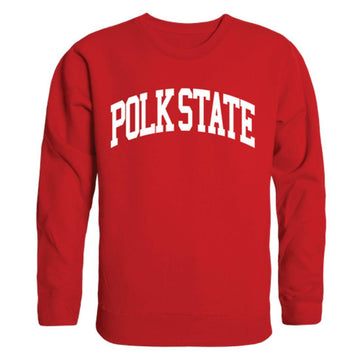 Polk State College Eagles Arch Crewneck Pullover Sweatshirt Sweater Red