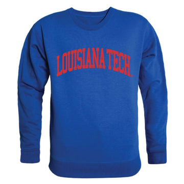 Louisiana Tech University Bulldogs Arch Crewneck Pullover Sweatshirt Sweater Royal