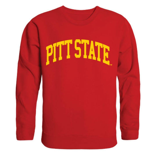 Pittsburg State University Gorillas Arch Crewneck Pullover Sweatshirt Sweater Red