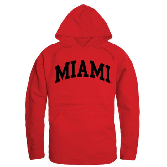 Miami University RedHawks College Hoodie Sweatshirt Red