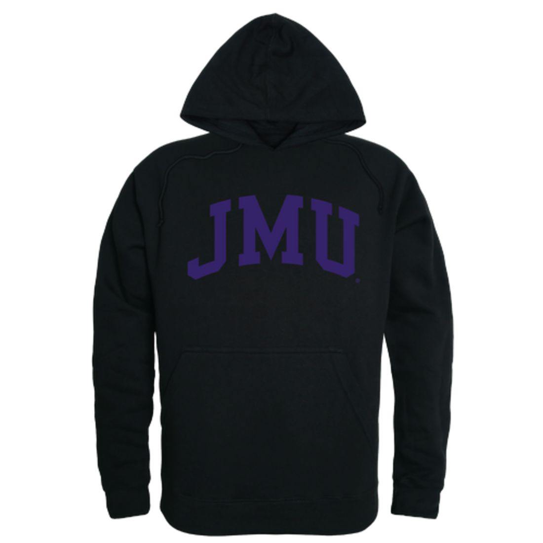JMU James Madison University Dukes College Hoodie Sweatshirt Black