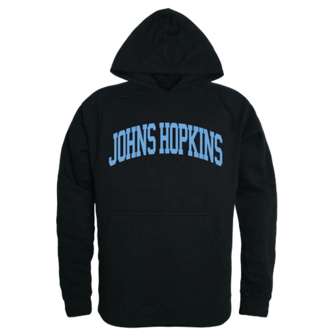 JHU Johns Hopkins University Blue Jays College Hoodie Sweatshirt Black