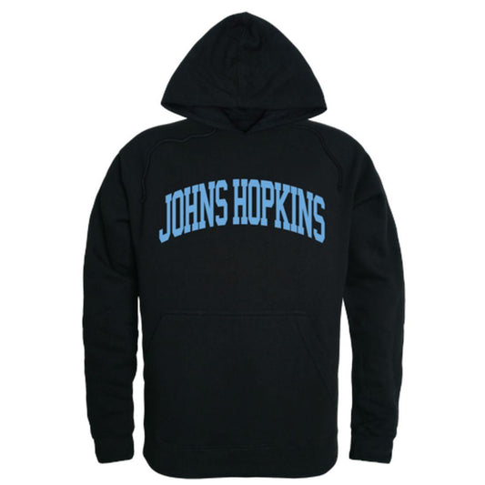 JHU Johns Hopkins University Blue Jays College Hoodie Sweatshirt Black