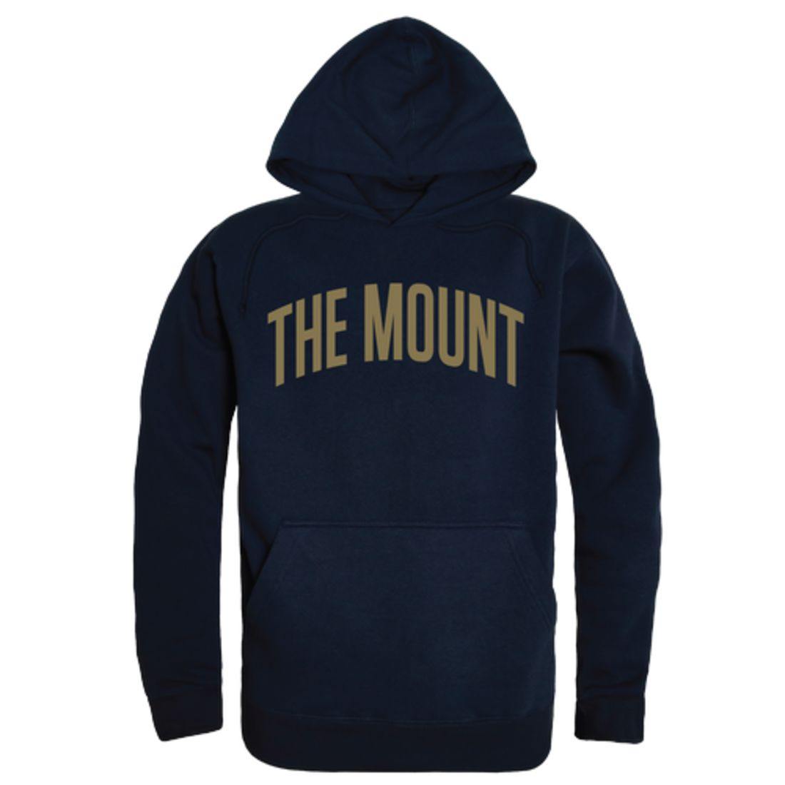 Mount St Marys University Mountaineers College Hoodie Sweatshirt Navy