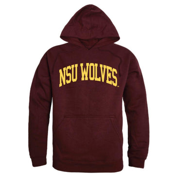 NSU Northern State University Wolves College Hoodie Sweatshirt Maroon