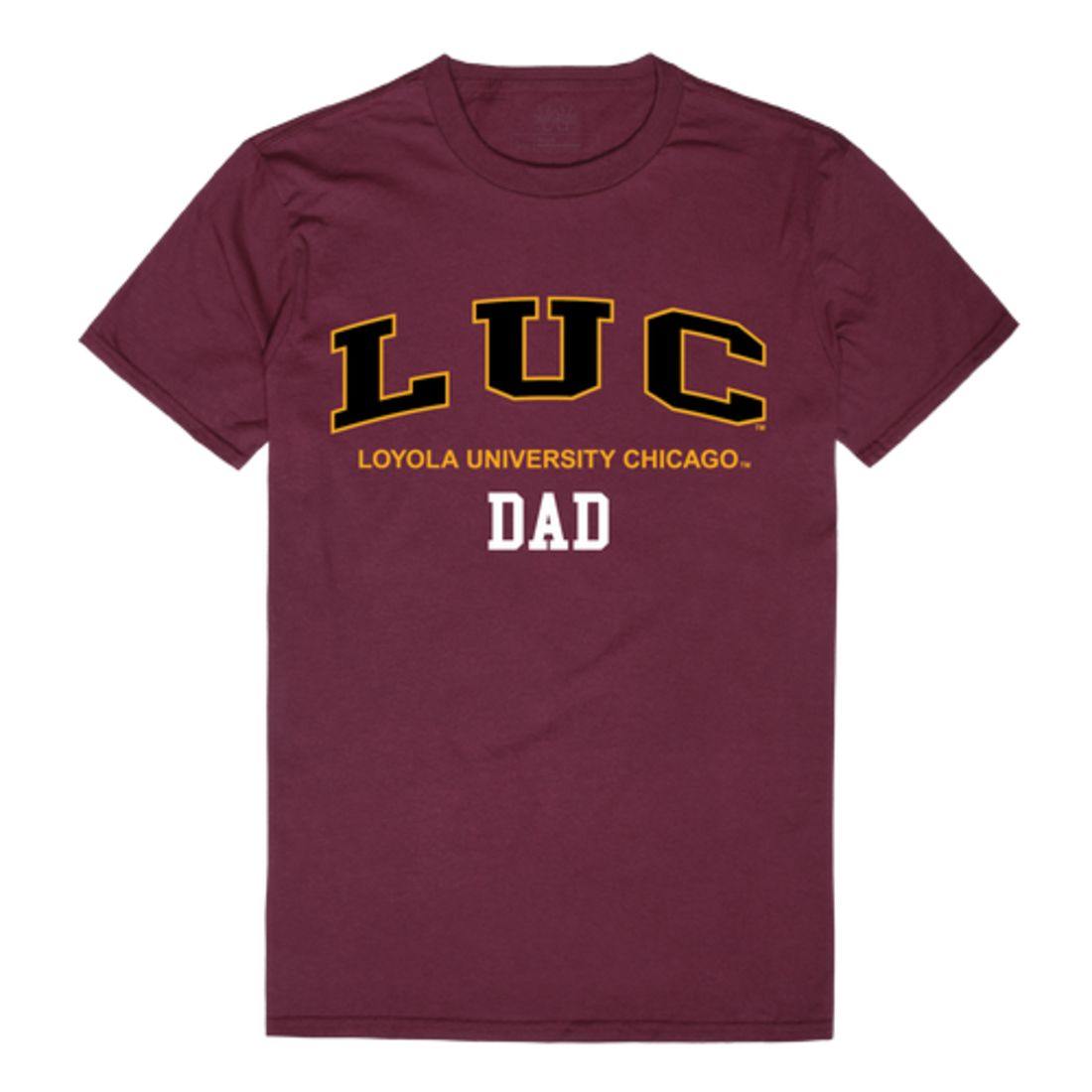 LUC Loyola University Chicago Ramblers College Dad T-Shirt